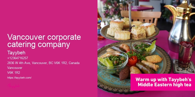 Vancouver corporate catering company