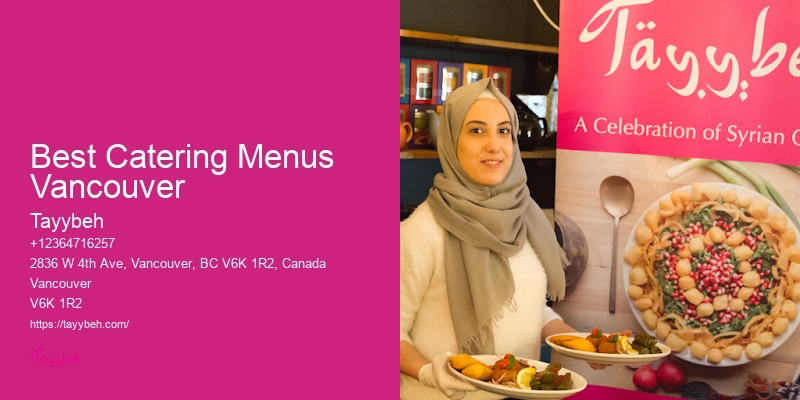 Syrian Catering for Community Events Vancouver