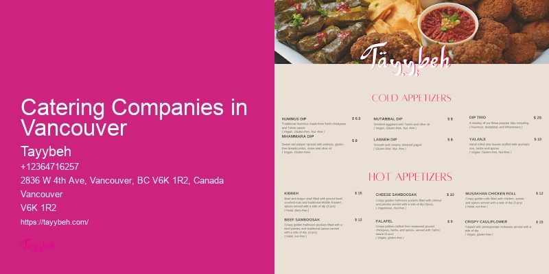 Pop-Up Dinner Locations Vancouver