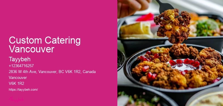 Middle Eastern Event Catering Vancouver