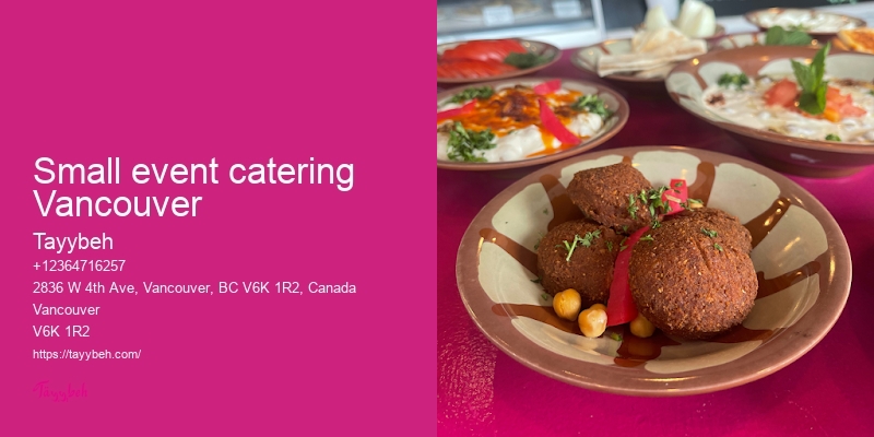 Premium catering services Vancouver