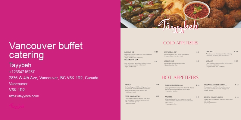 Vancouver Festivity Catering Services