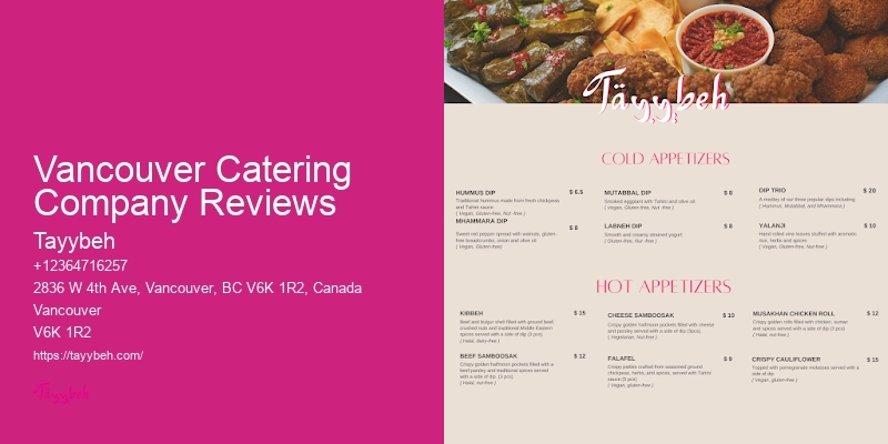 Catering for Fundraisers Vancouver