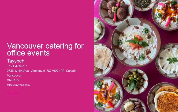 Catering for Office Parties Vancouver