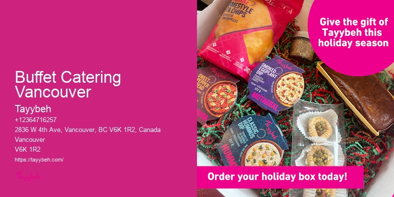 Buffet Catering Vancouver