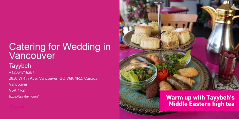 Catering for Wedding in Vancouver