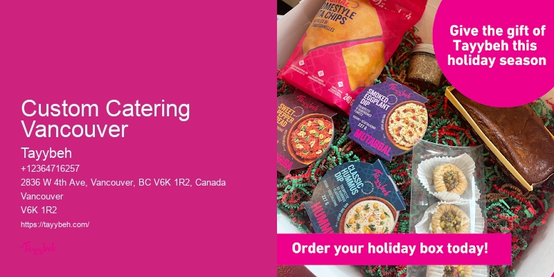 Custom Catering Vancouver