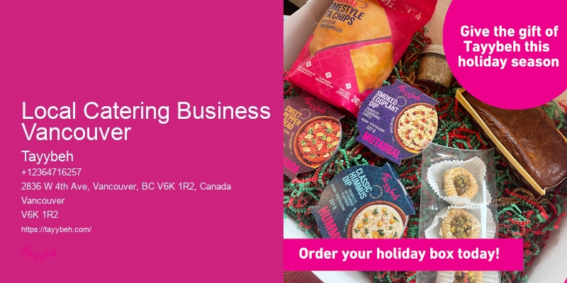 Local Catering Business Vancouver
