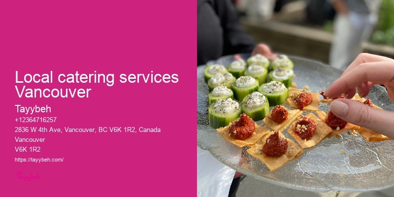 Local catering services Vancouver