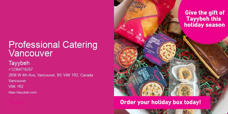 Professional Catering Vancouver