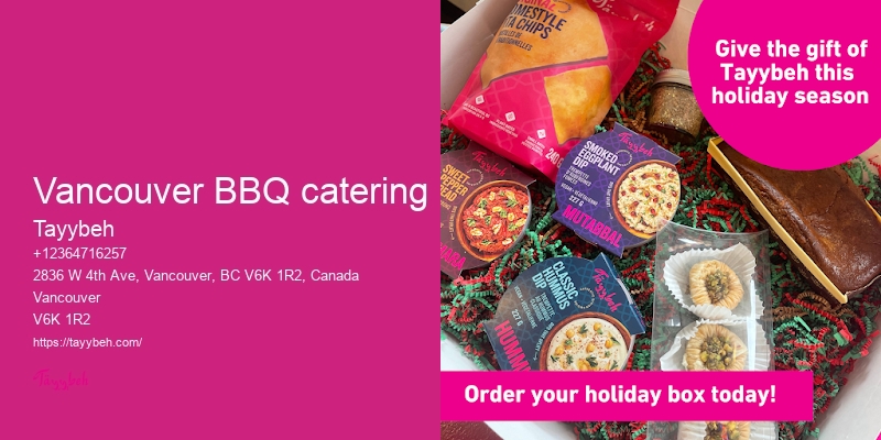 Vancouver BBQ catering