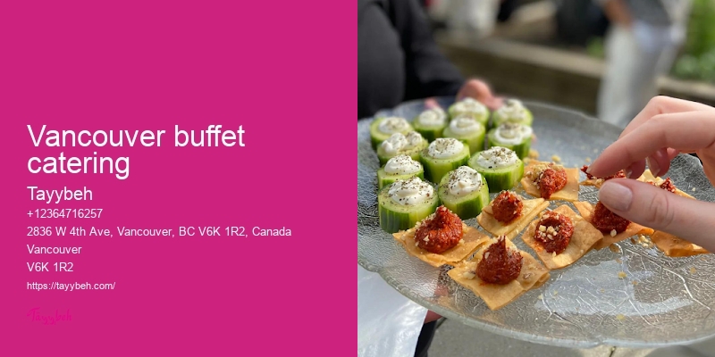 Vancouver buffet catering