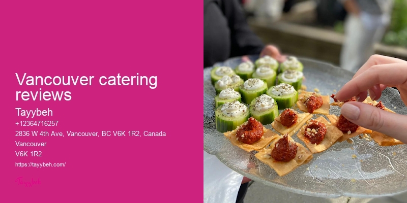 Vancouver catering reviews