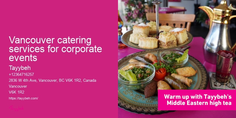 Vancouver catering services for corporate events
