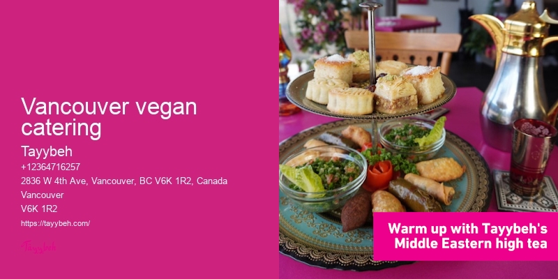 Vancouver vegan catering