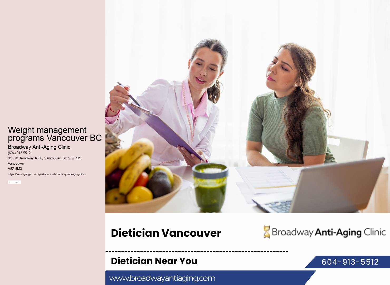 Weight management programs Vancouver BC BC weight loss before and after
