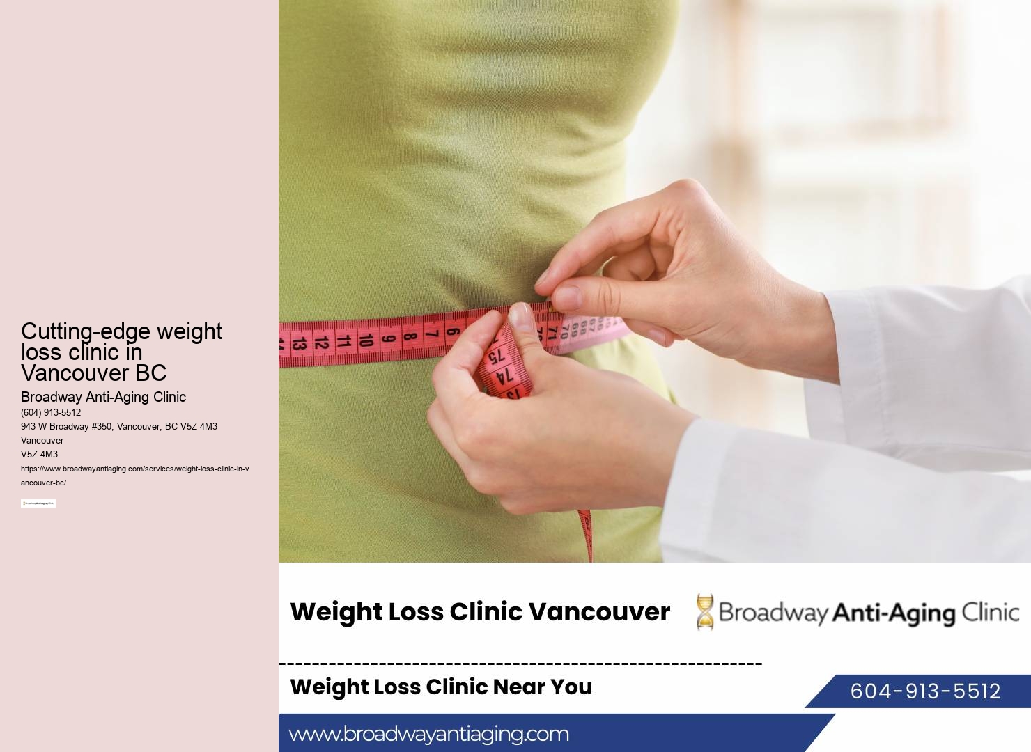 Advanced weight loss clinic in Vancouver BC