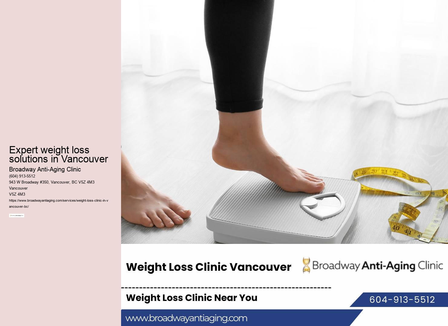 Professional weight loss assistance Vancouver