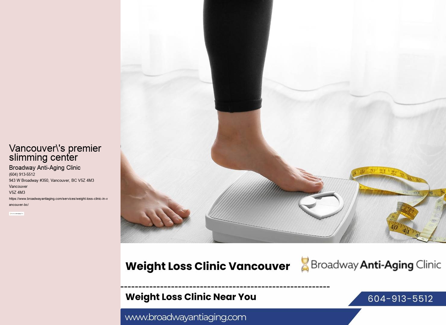 Vancouver's premier weight control solutions