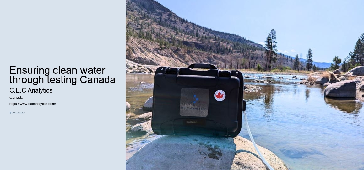 Ensuring clean water through testing Canada