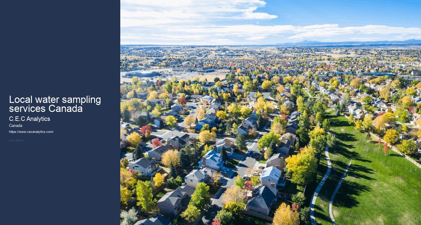 Local water sampling services Canada
