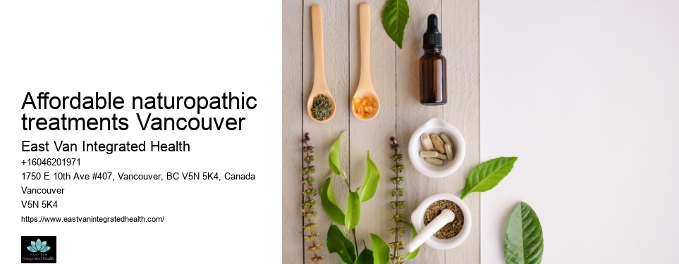 Licensed naturopathAffordable naturopathic treatments Vancouver