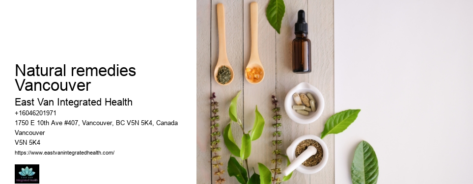 Integrative naturopathic servicesNatural remedies Vancouver