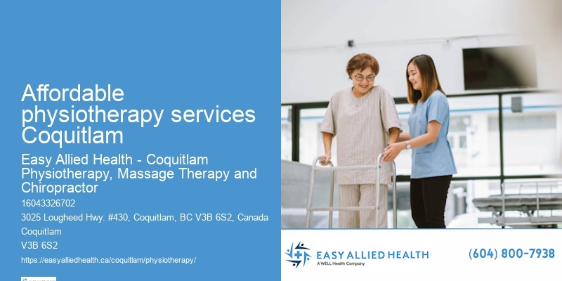 Pediatric Physio Affordable physiotherapy services Coquitlam