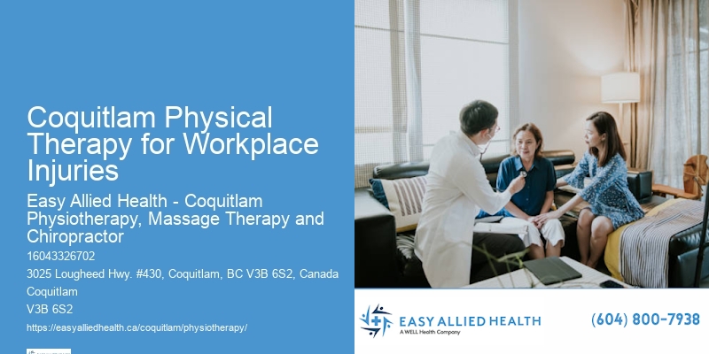 Custom physiotherapy programs Coquitlam Physical Therapy for Workplace Injuries