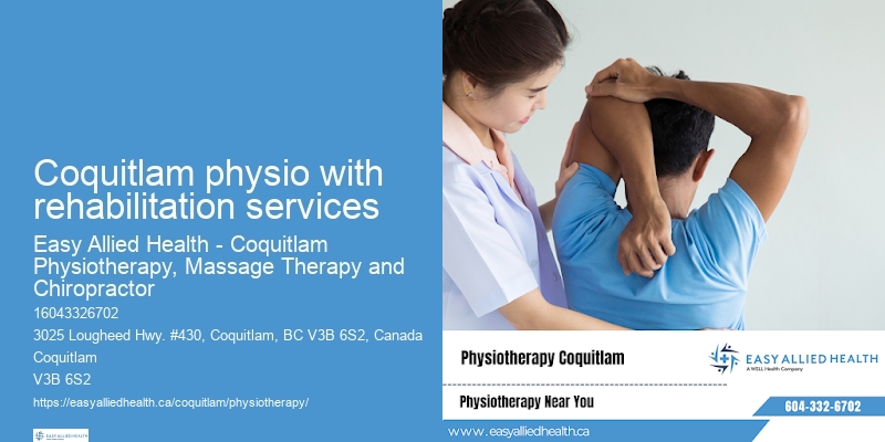 Coquitlam physio with rehabilitation services Physiotherapy