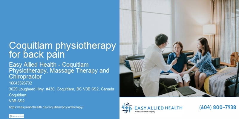 Coquitlam physiotherapy for back pain physiotherapy clinic