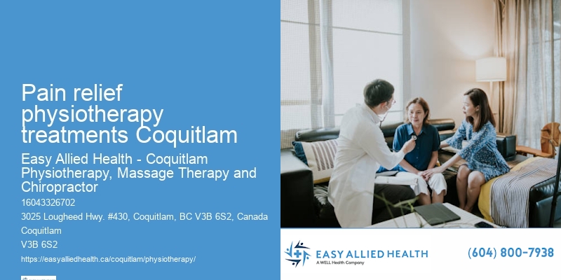 Pain relief physiotherapy treatments Coquitlam physiotherapy for arthritis pain relief