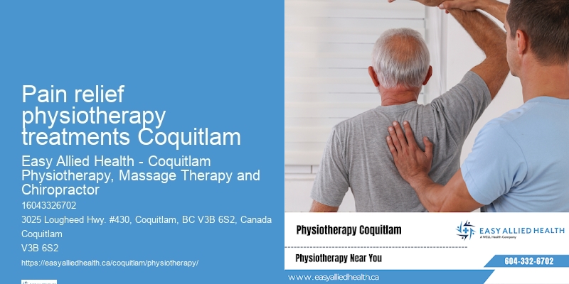 Expert Physiotherapy Pain relief physiotherapy treatments Coquitlam