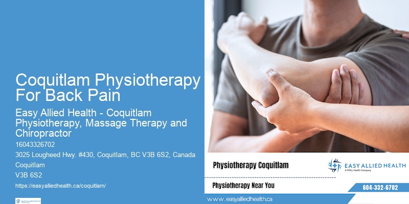 Physiotherapy for Seniors Coquitlam Physiotherapy For Back Pain