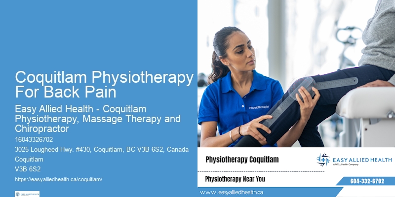 Coquitlam Physiotherapy For Back Pain Physio and Rehabilitation Services