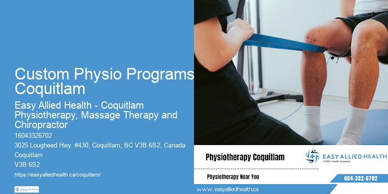 Sports Injury Rehabilitation Clinics Custom Physio Programs Coquitlam