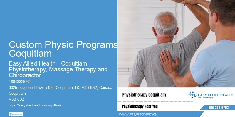 Best Physiotherapy Services in Custom Physio Programs Coquitlam