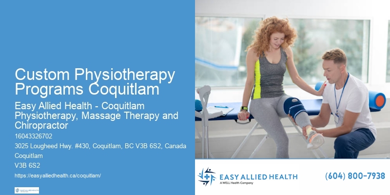 Custom Physiotherapy Programs Coquitlam Custom Physiotherapy Solutions