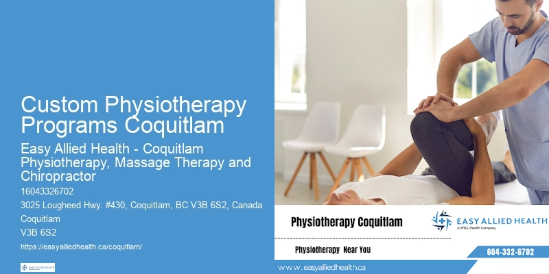 Leading Physiotherapy Custom Physiotherapy Programs Coquitlam