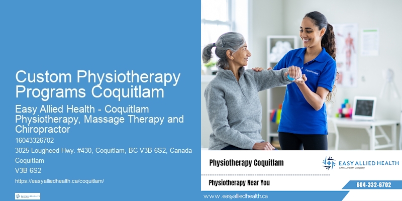 Custom Physiotherapy Programs Coquitlam Physiotherapy for Pain Relief