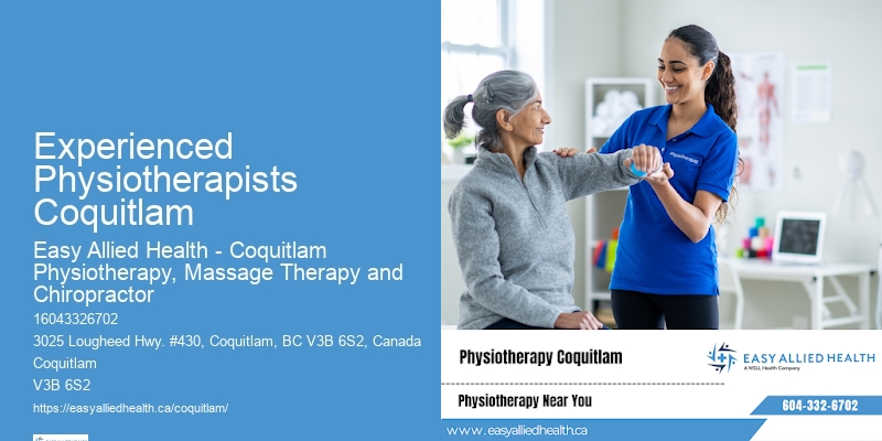 Experienced Physiotherapists Coquitlam Physiotherapy For Seniors