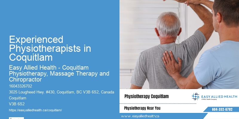 Experienced Physiotherapists in Coquitlam Physiotherapy for Mobility Improvement