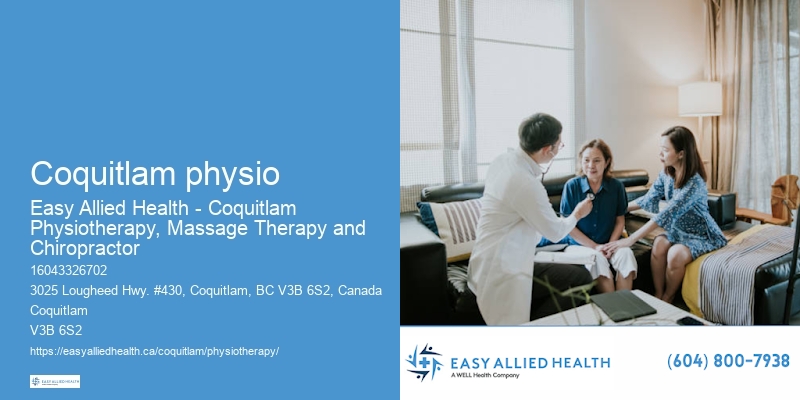 Coquitlam physio physiotherapy consultations