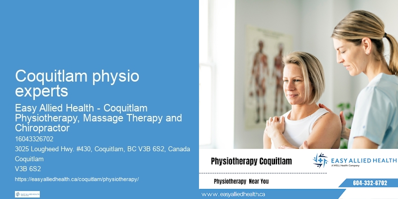 Coquitlam physio experts physiotherapy appointments