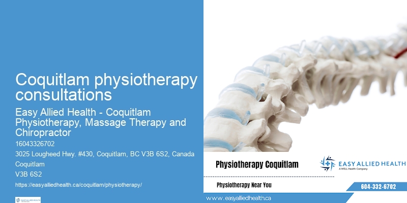 Coquitlam physiotherapy consultations