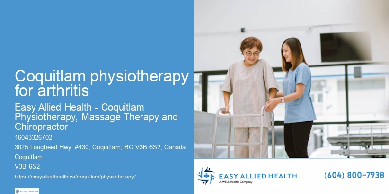 Affordable physiotherapy Coquitlam physiotherapy for arthritis