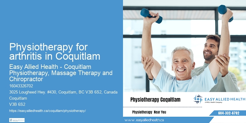 Injury recovery physiotherapy Physiotherapy for arthritis in Coquitlam