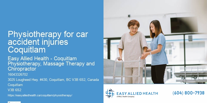 Custom physiotherapy programs Physiotherapy for car accident injuries Coquitlam