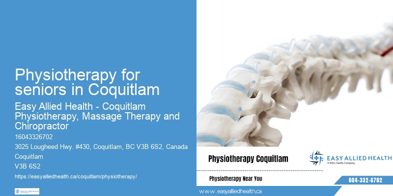 Physiotherapy for seniors in Coquitlam