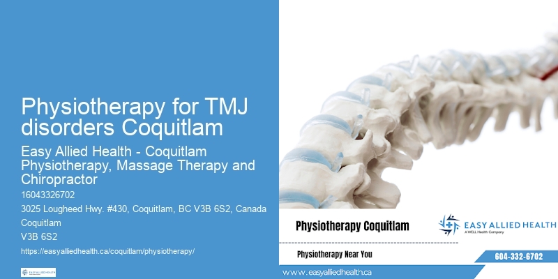 Physiotherapy for TMJ disorders Coquitlam